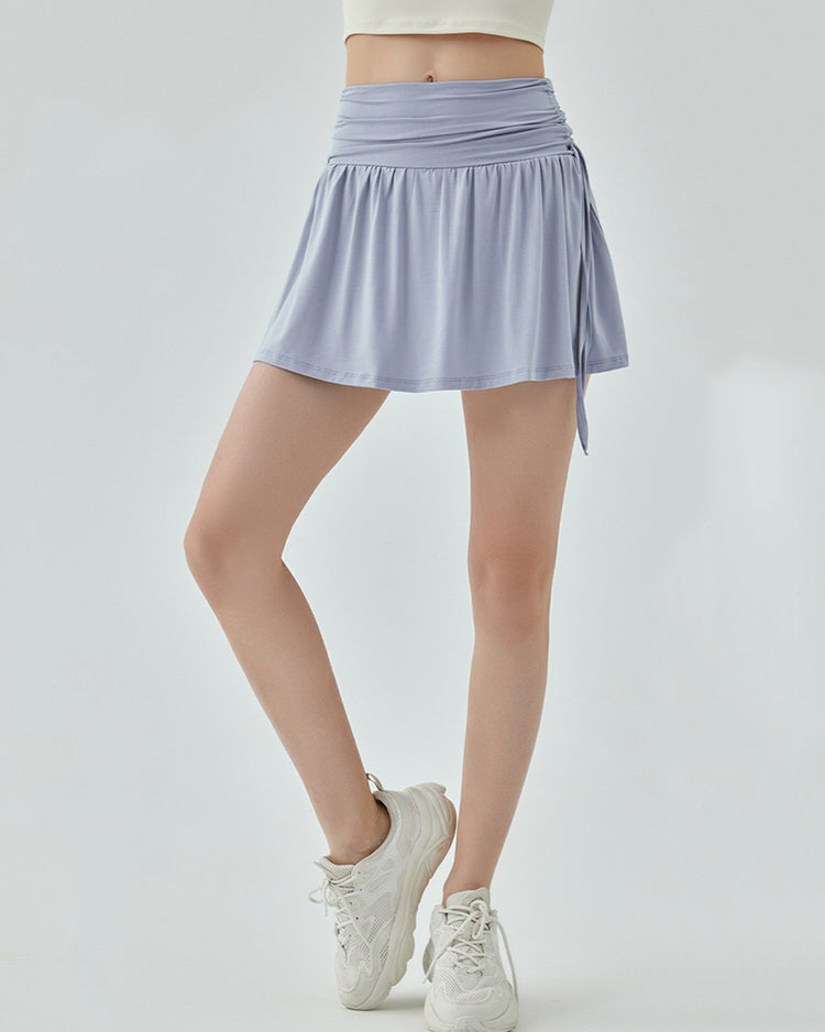 VILZSTUDIOS Chic lavender tennis skirt with decorative bows