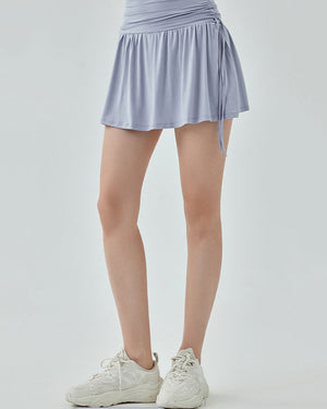 VILZSTUDIOS Chic lavender tennis skirt with decorative bows