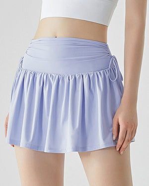 VILZSTUDIOS Chic lavender tennis skirt with decorative bows
