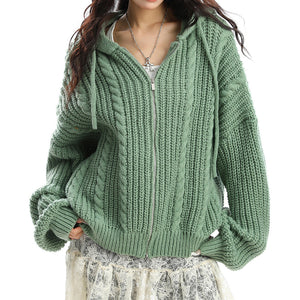 VILZSTUDIOS Cozy knit hoodie from VILZSTUDIOS