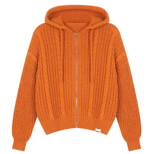 VILZSTUDIOS Cozy knit hoodie from VILZSTUDIOS