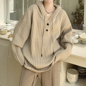 VILZSTUDIOS Cozy knit hoodie from VILZSTUDIOS