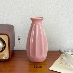 VILZSTUDIOS Chic pastel flower vase for home decor