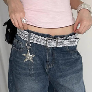 VILZSTUDIOS Chic Feminine Lace Detail Belt product image
