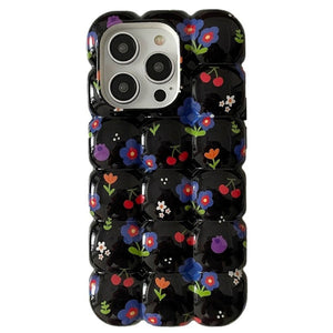 VILZSTUDIOS Stylish Floral Bubble iPhone Case