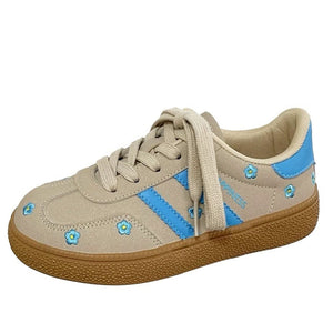 VILZSTUDIOS Floral embroidered sneakers from VILZSTUDIOS