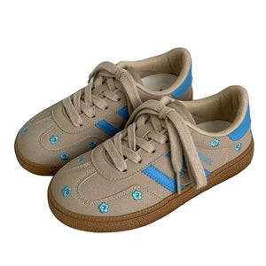 VILZSTUDIOS Floral embroidered sneakers from VILZSTUDIOS
