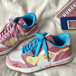 VILZSTUDIOS Stylish floral sneakers for casual outfits