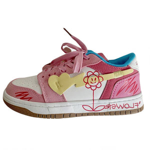 VILZSTUDIOS Stylish floral sneakers for casual outfits