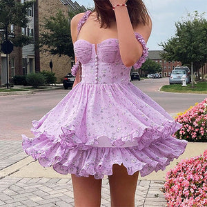VILZSTUDIOS Floral mini dress from VILZSTUDIOS