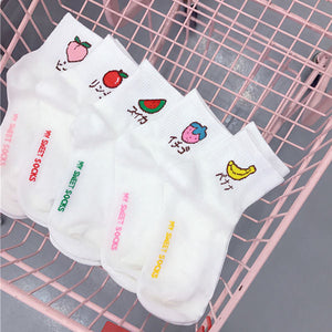 VILZSTUDIOS Socks featuring a playful fruit design