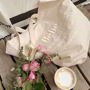 VILZSTUDIOS Stylish tote bag with embroidery design