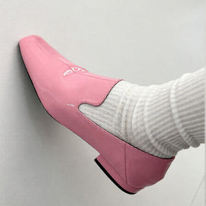 VILZSTUDIOS Chic square toe flat loafers in various colors