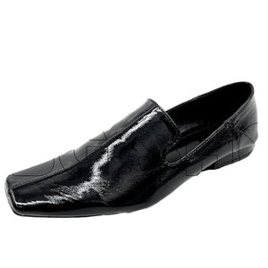 VILZSTUDIOS Chic square toe flat loafers in various colors