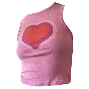 VILZSTUDIOS Chic Graphic Love Tank Top from VILZSTUDIOS