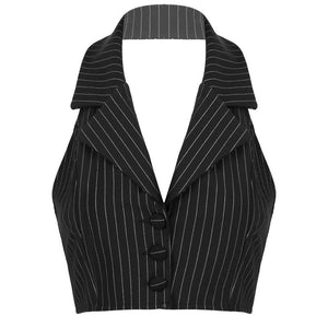 VILZSTUDIOS Chic halter tailored vest for stylish outfits