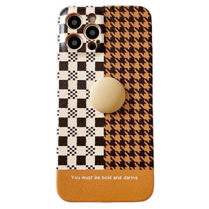VILZSTUDIOS Stylish houndstooth iPhone case