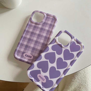 VILZSTUDIOS Stylish lavender phone case for iPhone
