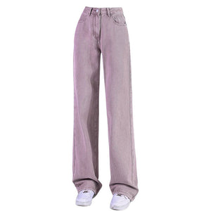 VILZSTUDIOS Chic skater jeans in lavender color