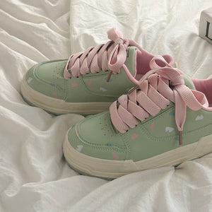 VILZSTUDIOS stylish pastel patterned sneakers