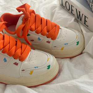 VILZSTUDIOS stylish pastel patterned sneakers