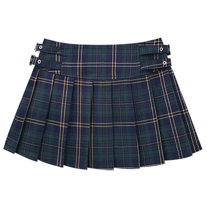VILZSTUDIOS Chic plaid mini skirt from VILZSTUDIOS
