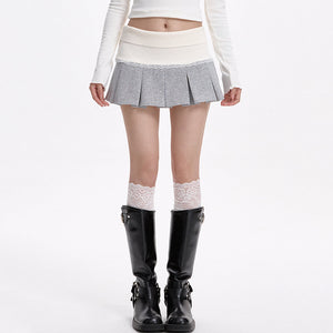 VILZSTUDIOS Chic pleated mini skirt for fashionable outfits