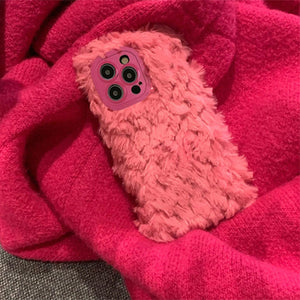 VILZSTUDIOS Stylish plush iPhone case for protection