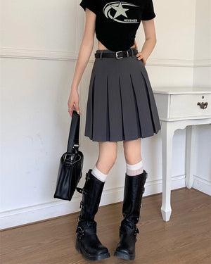 VILZSTUDIOS Chic pleated knee-length skirt for stylish outfits