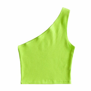 VILZSTUDIOS Stylish ribbed tropical top from VILZSTUDIOS