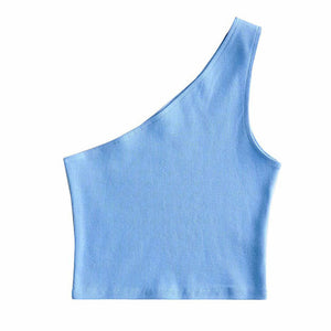 VILZSTUDIOS Stylish ribbed tropical top from VILZSTUDIOS