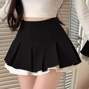 VILZSTUDIOS Chic ruffled mini pleated skirt from VILZSTUDIOS