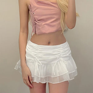 VILZSTUDIOS Chic ruffled mini skirt from VILZSTUDIOS