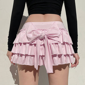 VILZSTUDIOS Stylish mini skort with ruffled design
