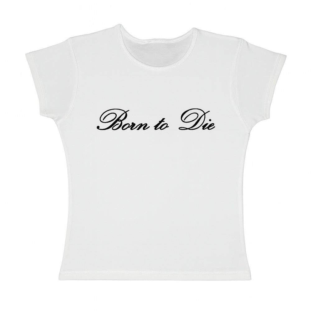 VILZSTUDIOS Chic scripted baby tee from VILZSTUDIOS