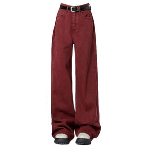 VILZSTUDIOS Fashionable wide-leg denim jeans