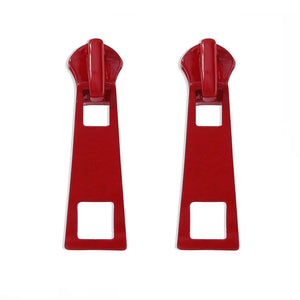 VILZSTUDIOS Stylish earrings with a zipper design