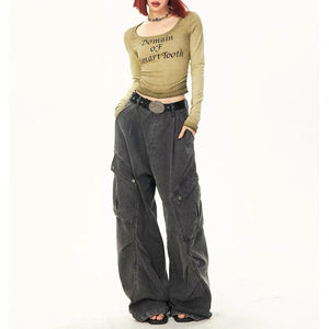 VILZSTUDIOS Cargo denim jeans from VILZSTUDIOS