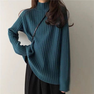VILZSTUDIOS Cozy oversized turtleneck knit sweater