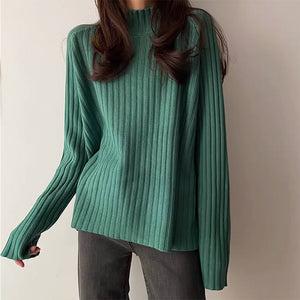 VILZSTUDIOS Cozy oversized turtleneck knit sweater