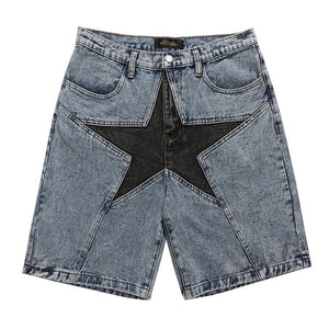 VILZSTUDIOS Denim shorts designed for a casual streetwear look