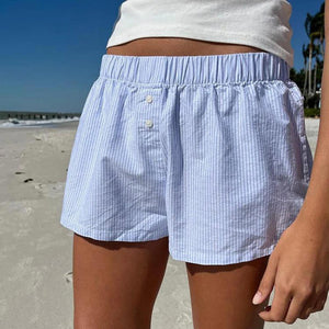 VILZSTUDIOS Casual striped lounge shorts for everyday wear
