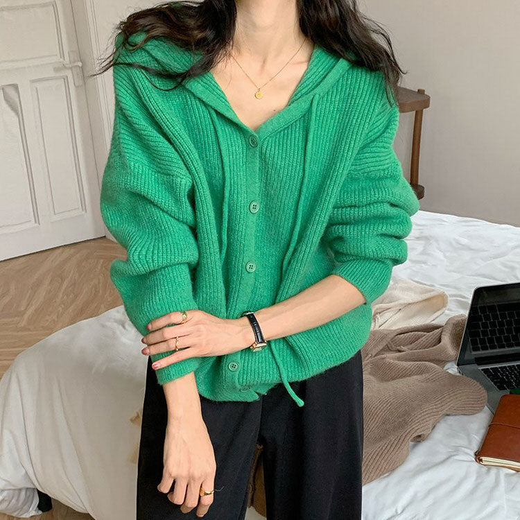 VILZSTUDIOS Knit hoodie for casual streetwear style