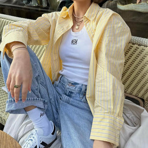 VILZSTUDIOS Striped shirt for casual wear
