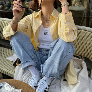 VILZSTUDIOS Striped shirt for casual wear