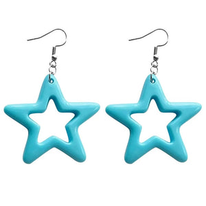 VILZSTUDIOS Stylish star shaped earrings in bold design