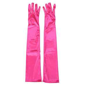 VILZSTUDIOS Classic satin gloves for stylish accessory elevation