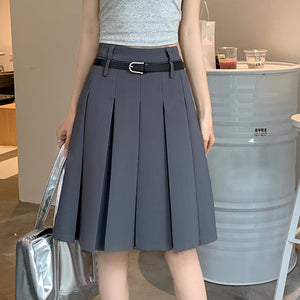 VILZSTUDIOS Classic pleated midi skirt from VILZSTUDIOS