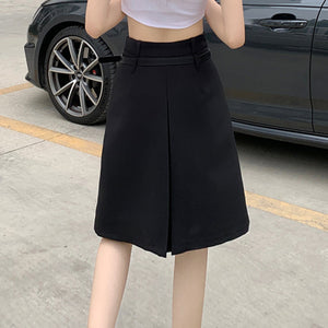 VILZSTUDIOS Classic pleated midi skirt from VILZSTUDIOS