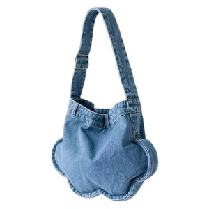 VILZSTUDIOS Cloud-inspired denim shoulder bag design